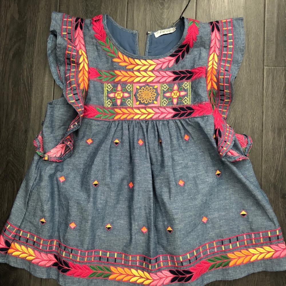 Embroidered top